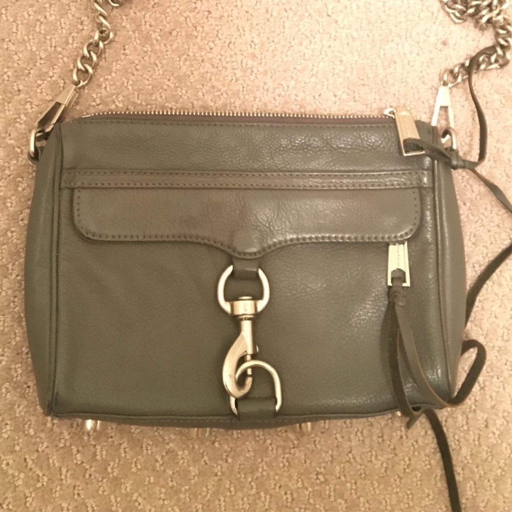 Rebecca Minkoff Mini MAC Gray Crossbody Bag